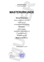 Masterurkunde Kaufen Muster (classic)